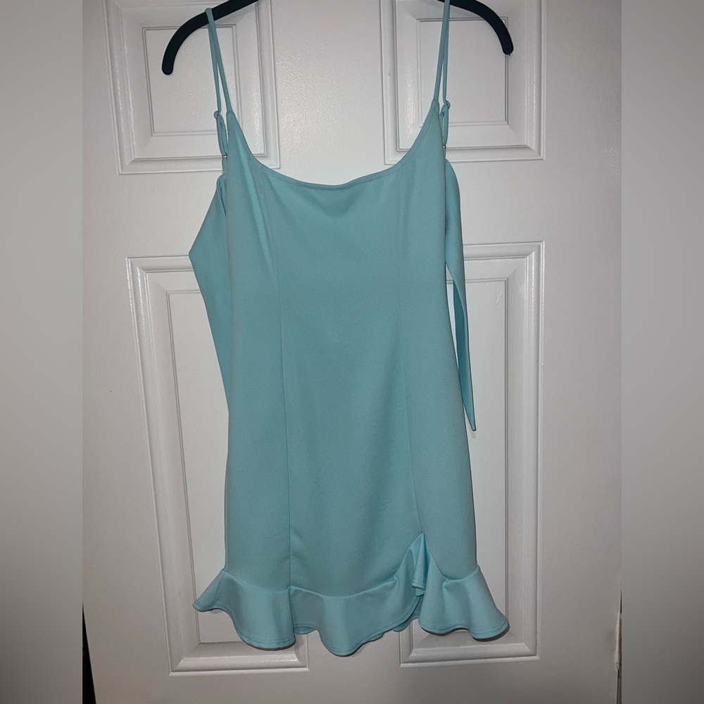 Lucy in the Sky Light Blue Mini Dress
